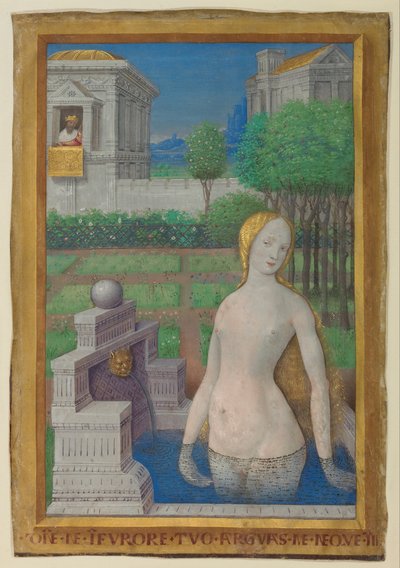 Bathsheba Bathing by Jean Bourdichon